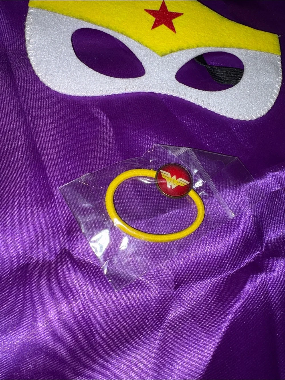 Reversible Kids Superhero Cape and Mask Set: Spider-Girl and Wonder Woman Y 3-10